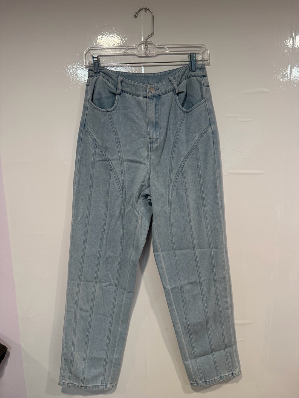 Women’s Light Wash Panel Seam Jeans